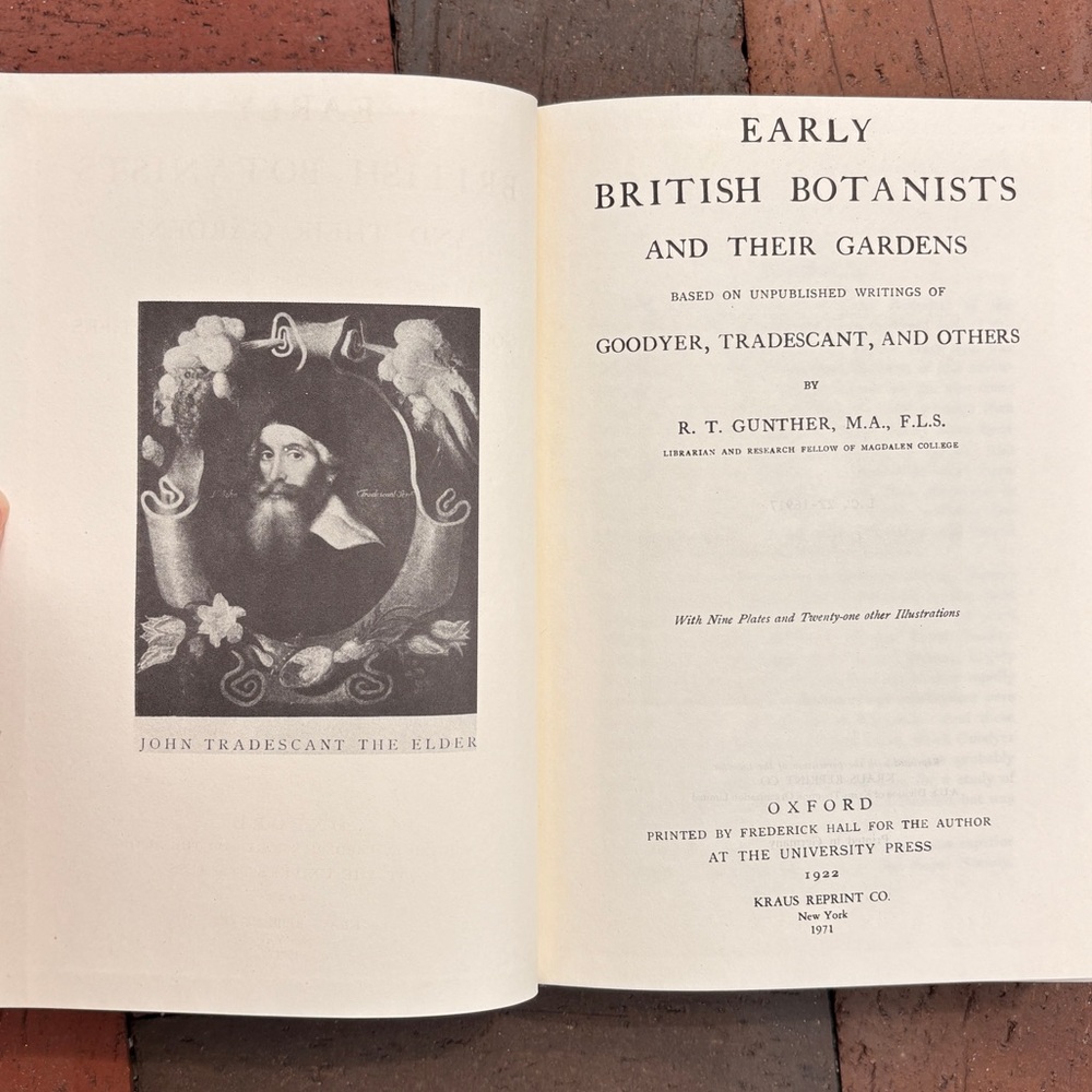 1971 Early British Botanists and Their Gardens Goodyer Tradescant Gardencore - Picture 6 of 12
